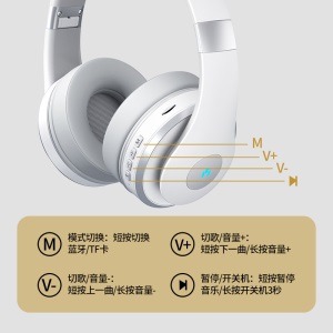 迈从（MC）BH618头戴式蓝牙耳机无线游戏降噪重低音带麦耳麦手机电脑网课运动苹果华为小米男女生通用