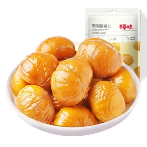 百草味 甘栗仁栗子干果休闲零食 趣味童年零食每日坚果炒货特产