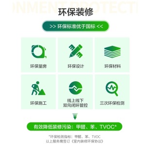 百安居环保全包装修 全屋装套餐 合同预付款 家装室内装修设计效果图 装修公司 新房旧房装修 合同预付款